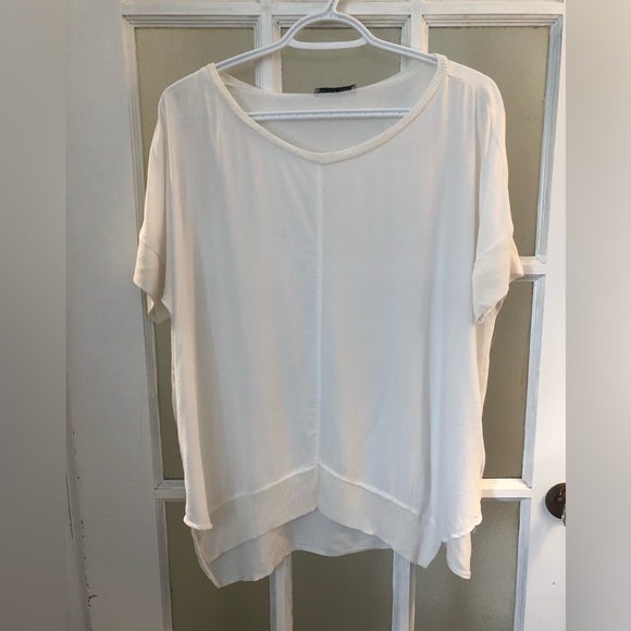 Zara shirt with woven details size large - Picture 1 of 5